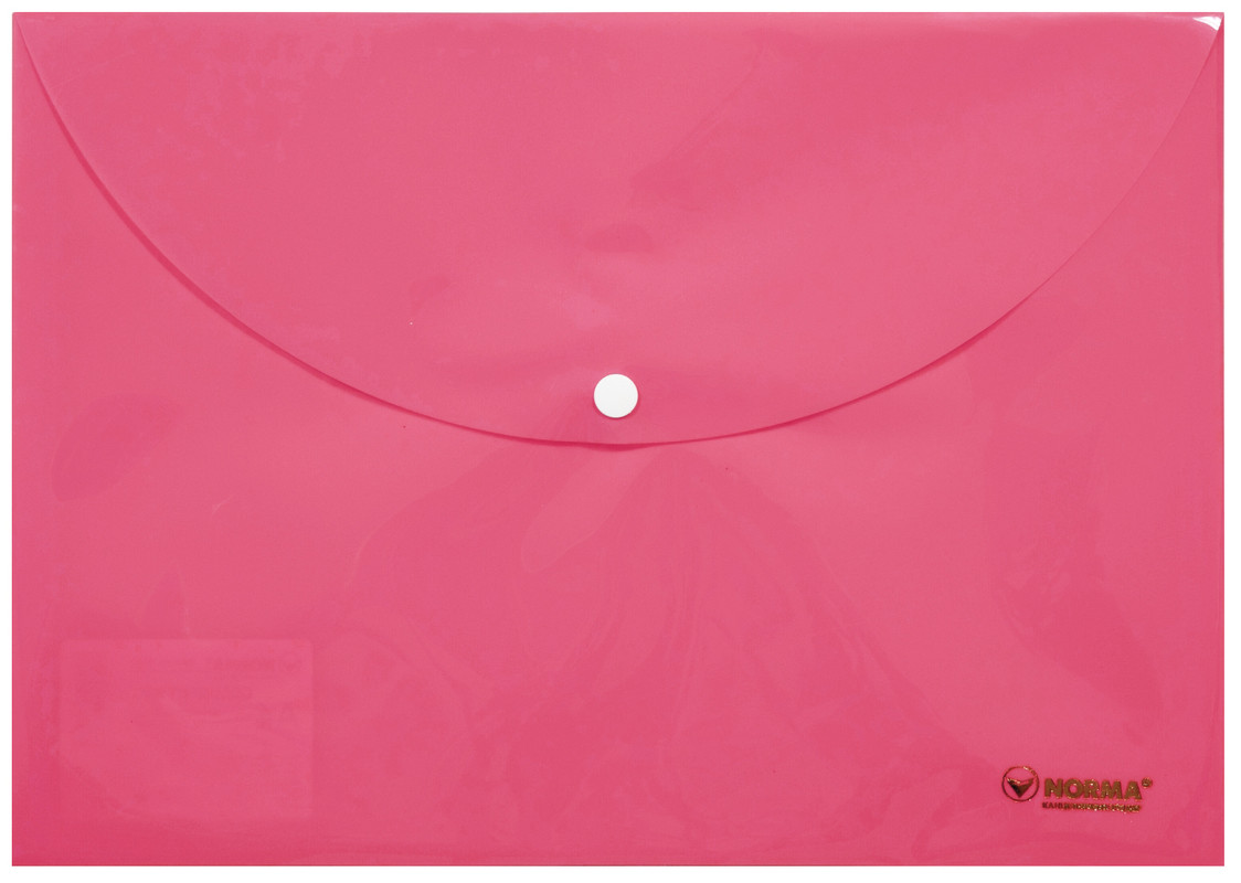 Папка з кнопкою NORMA (5102-01N), поліпропілен, 160мкм, A4, 150 арк, "Pastel"